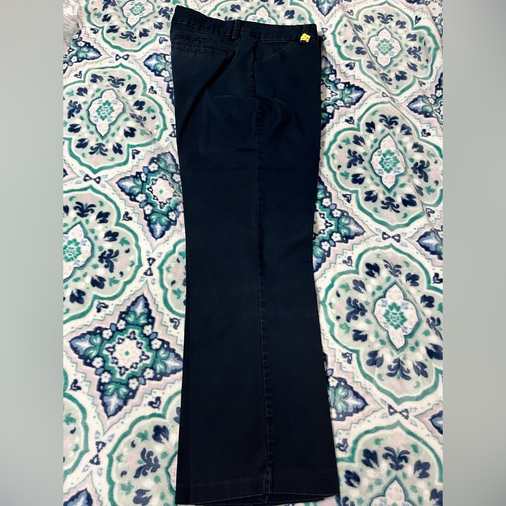 Lee Navy Curvy Fit Trousers